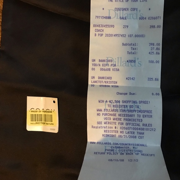 Coach hobo, in amazing condition - Picture 4 of 4